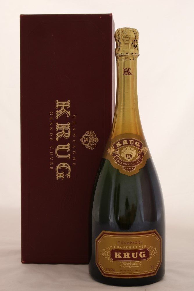 Krug Grande Cuvee, 3rd edition of label 1996-2004 Giftbox-0