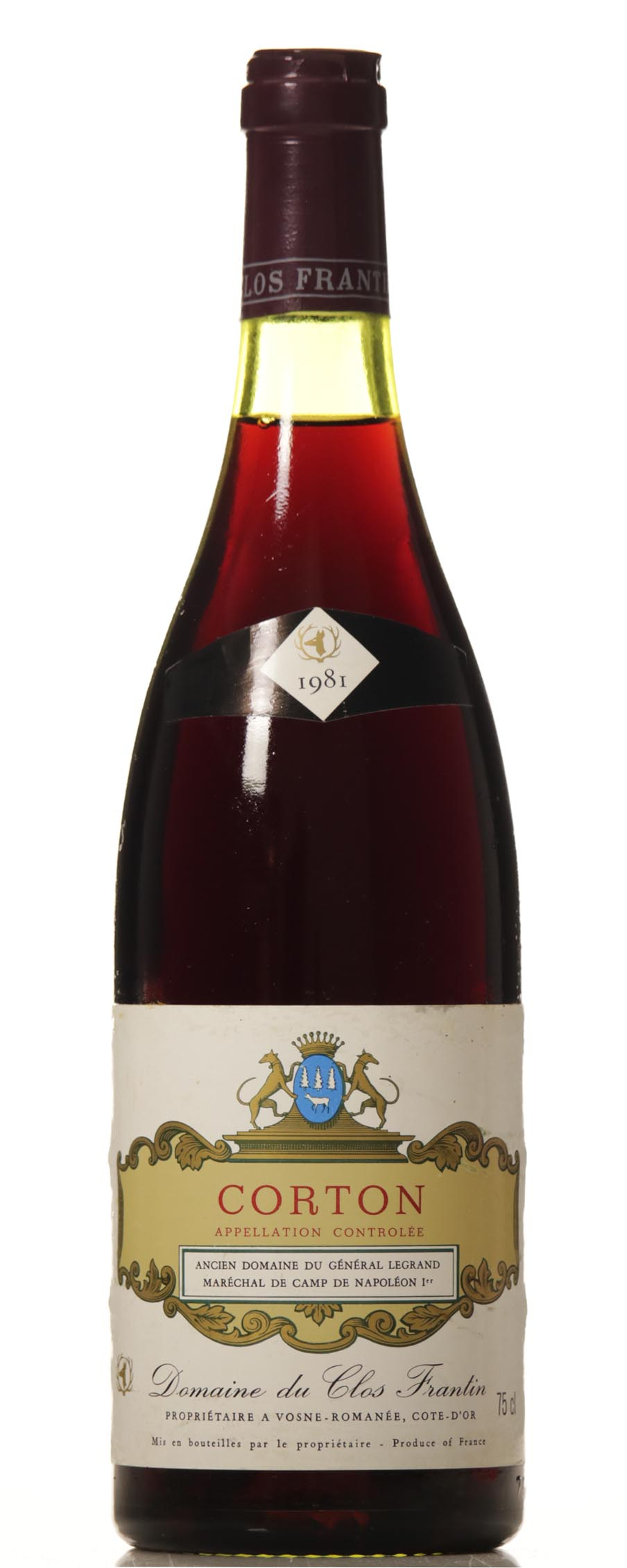 Corton 1981 Domaine du Clos Frantin A. Bichot-0