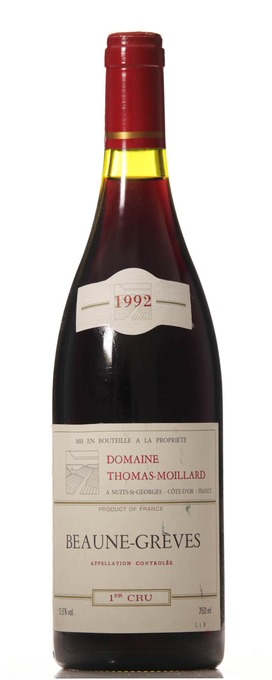 Beaune Greves 1992 T. Moillard Premier Cru-0