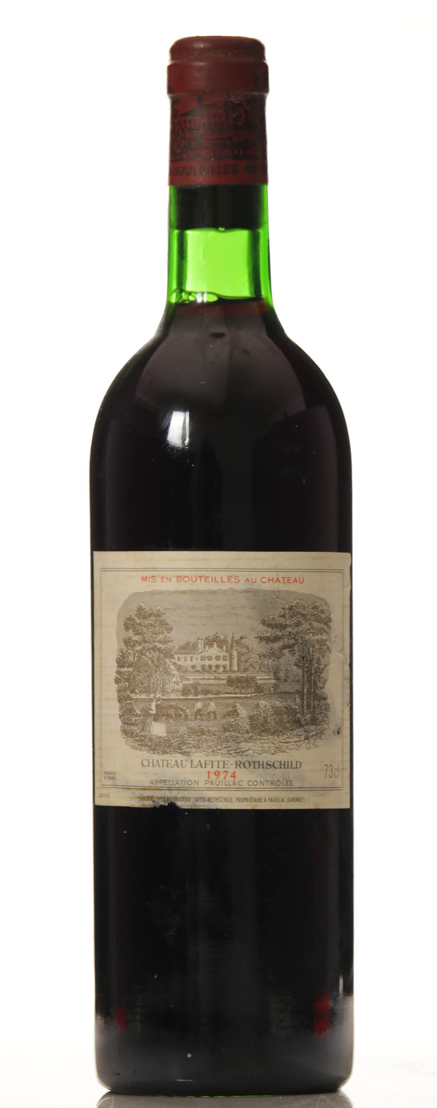 Lafite Rothschild 1974 base neck-0