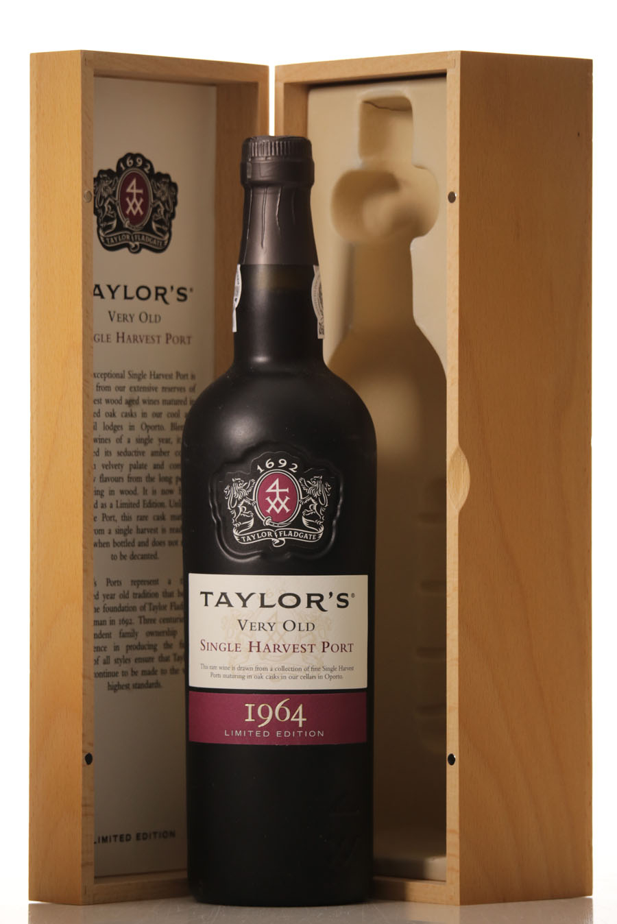 Taylor's Very Old Single Harvest Port 1964 Case of 1 btl.-0