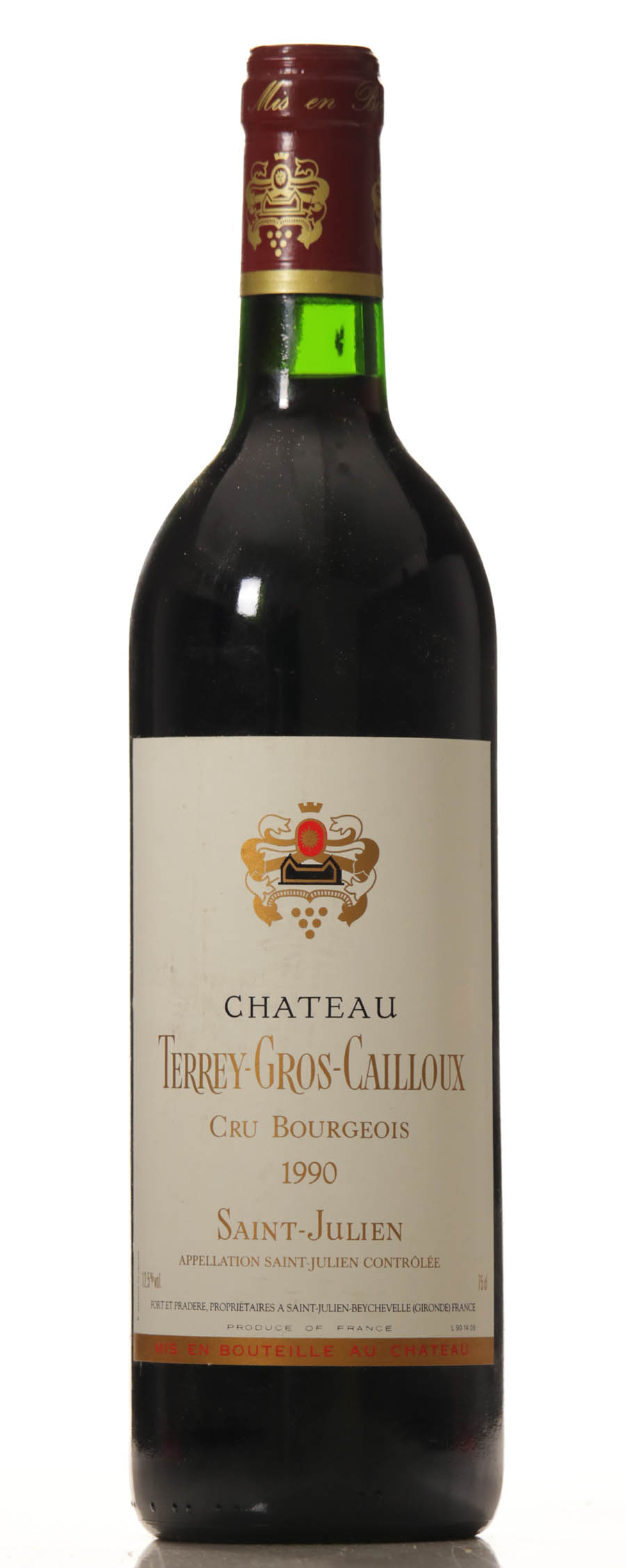Terrey Gros Cailloux 1990 Cru Bourgeois Superieur-0