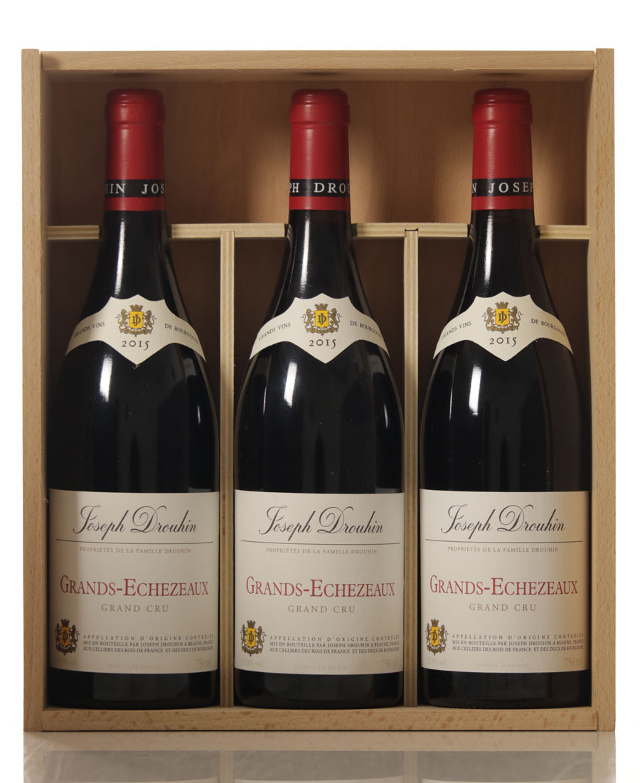 Grands Echezeaux 2015 J. Drouhin Case of 3 btl.-0