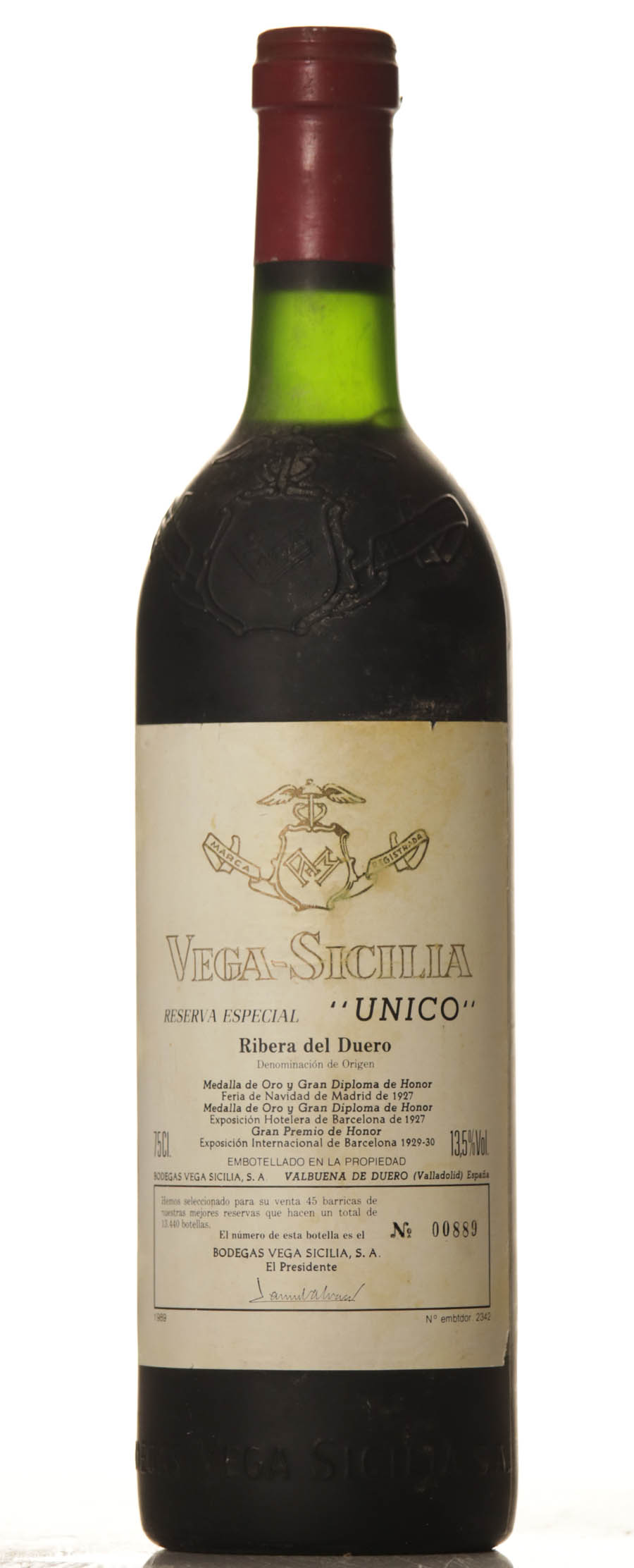 Vega Sicilia Especial 1965-1967-1972 release 1989 - VINEUT