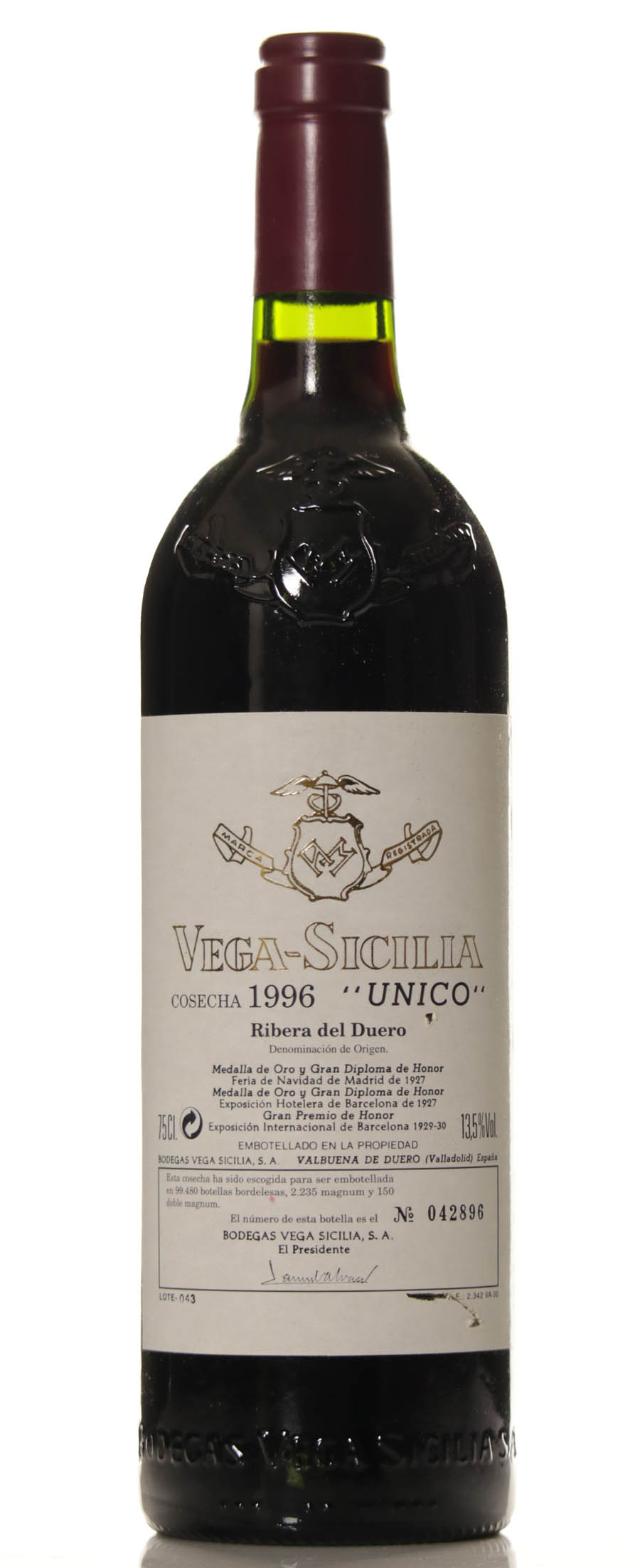 vega sicilia unico 1996