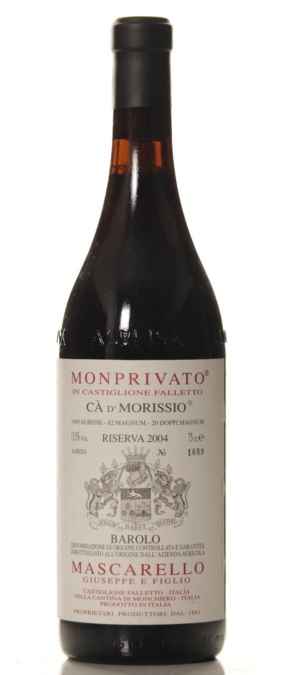 Giuseppe Mascarello Ca d'Morissio 2004