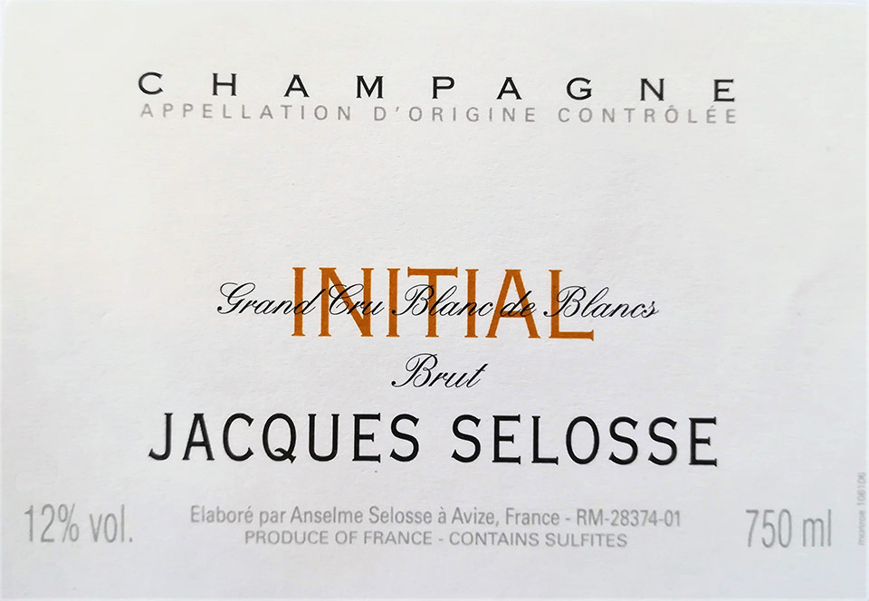 Jacques Selosse etiket